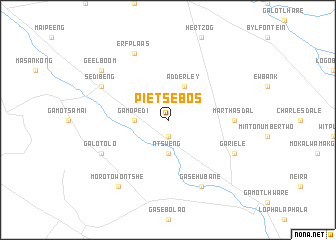 map of Piet se Bos