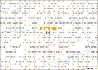 map of Pietsham