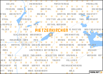 map of Pietzenkirchen