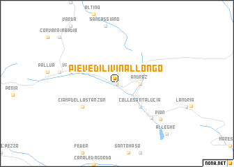 map of Pieve di Livinallongo