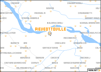 map of Pieve Otto Ville