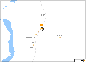 map of Pié