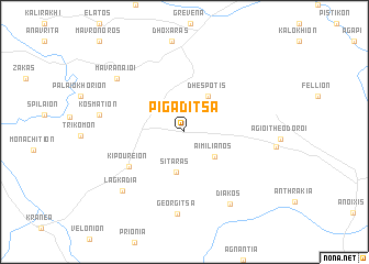 map of Pigadítsa