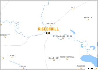 map of Pigeon Hill