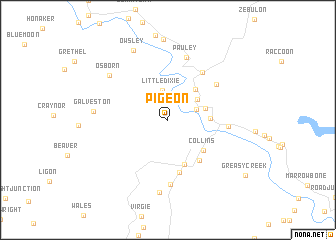 map of Pigeon