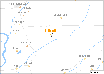 map of Pigeon