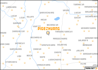 map of Pigezhuang