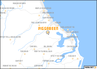 map of Piggabeen