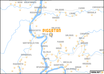 map of Piggatan