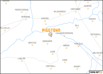 map of Piggtown