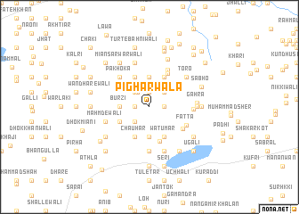 map of Pighārwāla