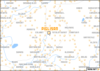 map of Piglisan