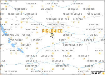 map of Pigłowice