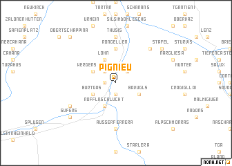 map of Pignieu