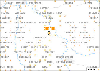 map of Pignol