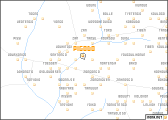 map of Pigodo