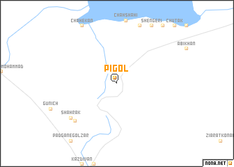 map of Pīgol