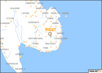 map of Pigut