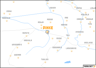 map of Pihke