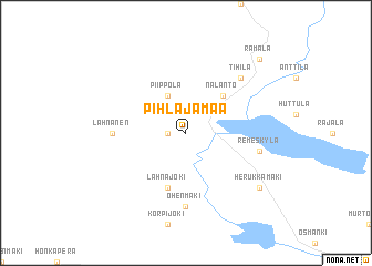 map of Pihlajamaa