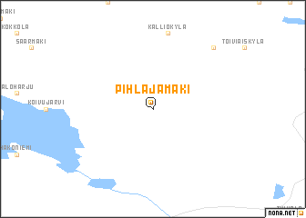 map of Pihlajamäki