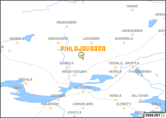 map of Pihlajavaara