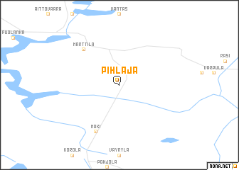 map of Pihlaja
