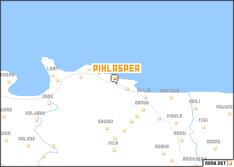 map of Pihlaspea