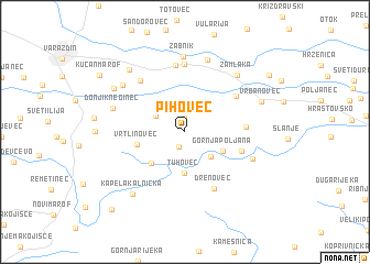 map of Pihovec