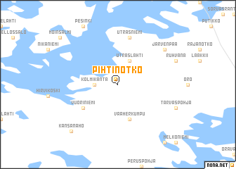 map of Pihtinotko