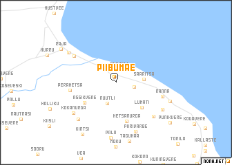 map of Piibumäe