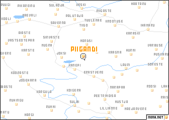 map of Piigandi