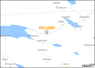 map of Piilijoki