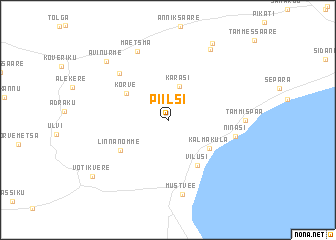 map of Piilsi