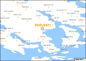 map of Piirlahti