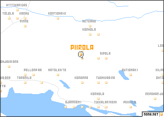 map of Piirola