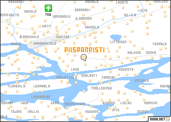 map of Piispanristi