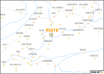 map of Piista