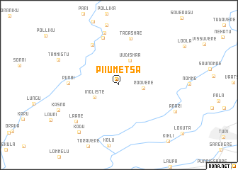 map of Piiumetsa