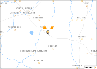 map of Pijije