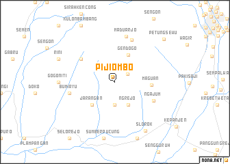 map of Pijiombo