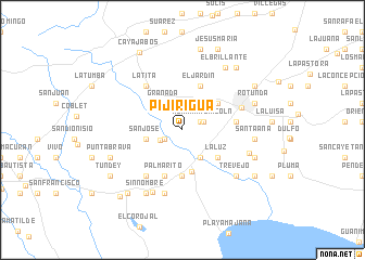 map of Pijirigua