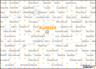 map of Pijnegem