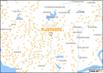 map of Pijŏn-dong