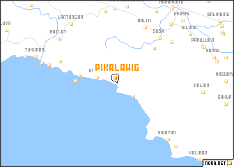 map of Pikalawig