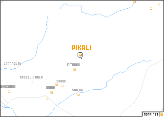map of (( Pikali ))