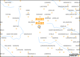 map of Pikan