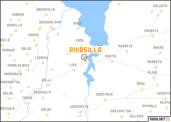 map of Pikasilla