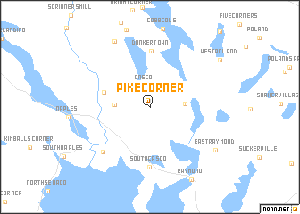 map of Pike Corner