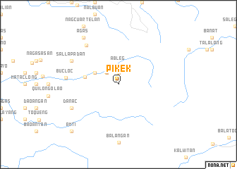 map of Pikek